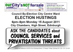 Hustings poster