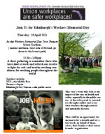 Workers Memorial Day Leaflet