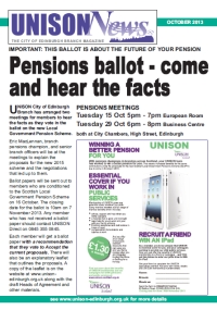 Pensions meetings