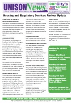 UNISON News Housing and RegulatoryMarch2016