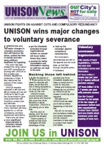 UNISON News  29 Oct 2015